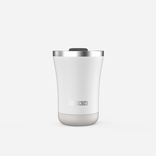 Zoku 20oz 3in1 Stainless Steel Powder Coated Tumbler Black