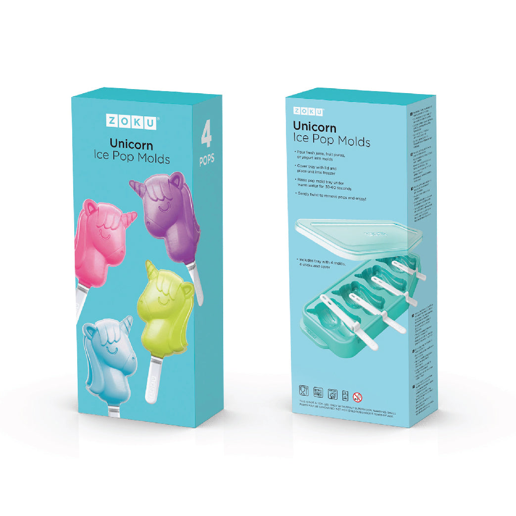 Zoku - Unicorn Ice Pop Molds